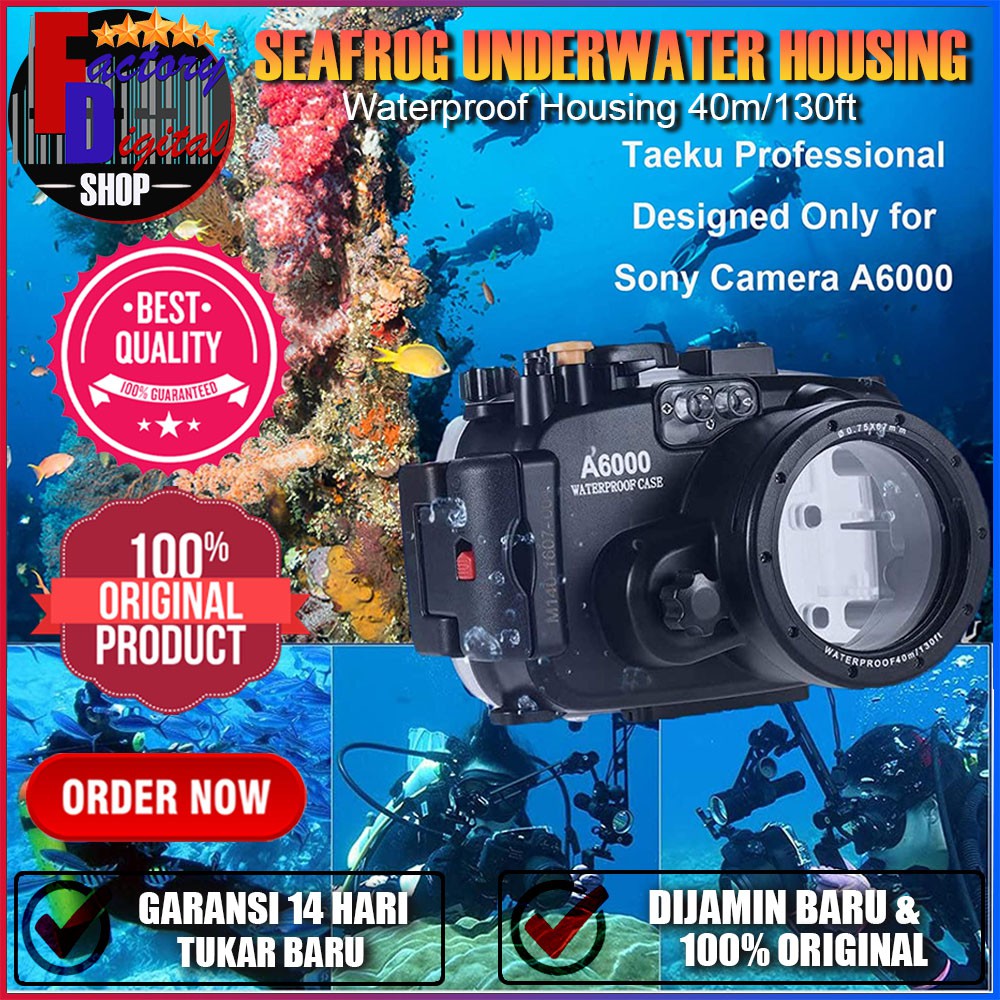 Jual Seafrog Underwater Camera Housing Waterproof 40m/130ft For Sony