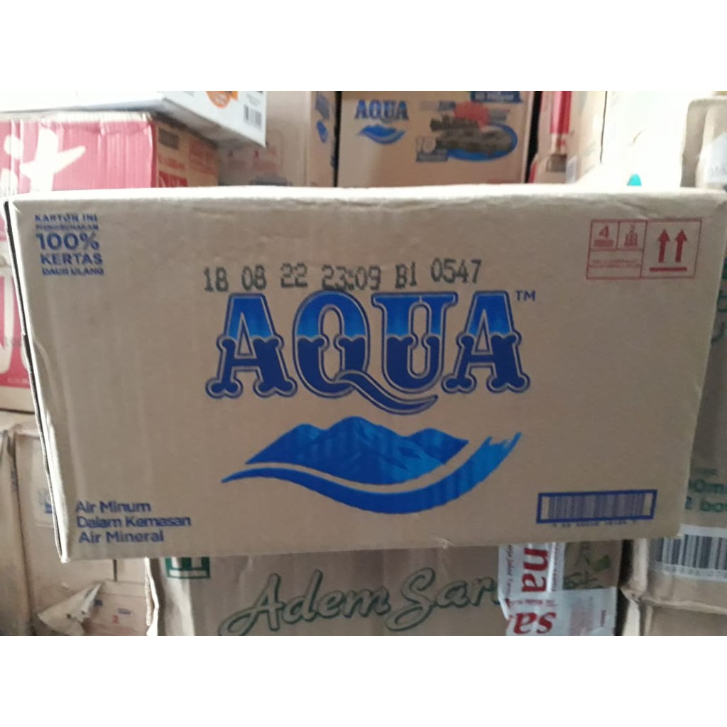 Jual Aqua Gelas Dus Isi 48 Per Karton Shopee Indonesia 4191