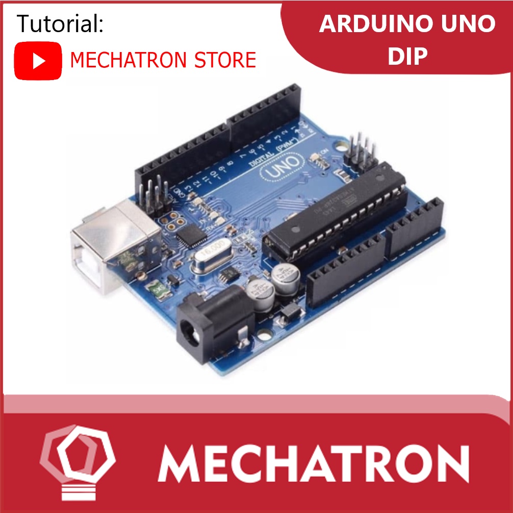 Jual Arduino Uno R3 Dip Ic Atmega328 Atmega 16u2 Compatible Shopee