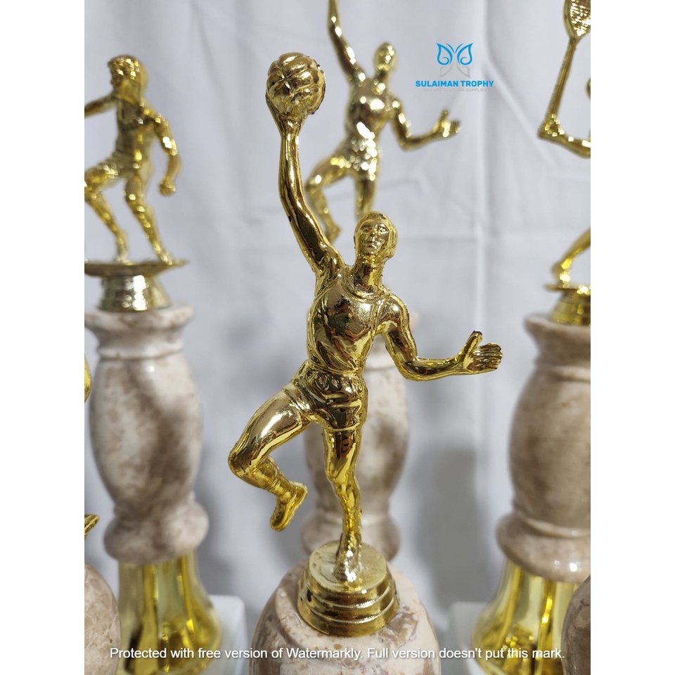 Jual Piala Trophy Marmer Tinggi Bola / Futsal / Basket / Voli / Tenis ...