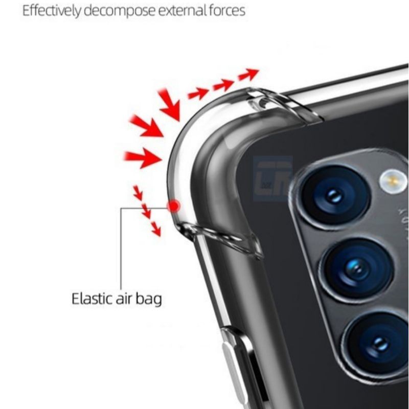 Jual Oppo Reno 5 / Reno 5F Softcase Airbag Corner Cover Tebal Soft Case ...