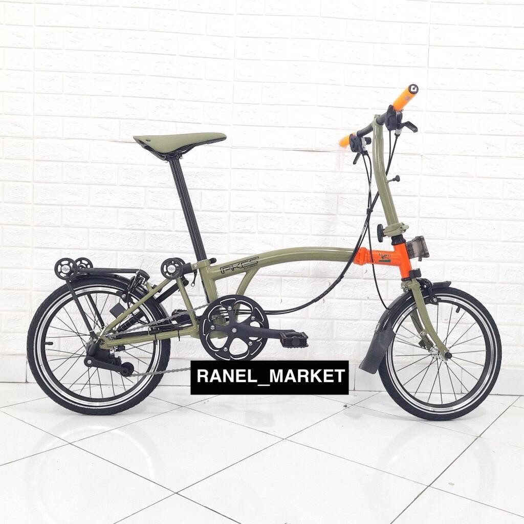 Jual Sepeda Lipat Element Pikes Gen 2 (2x3speed) Seli | Shopee Indonesia