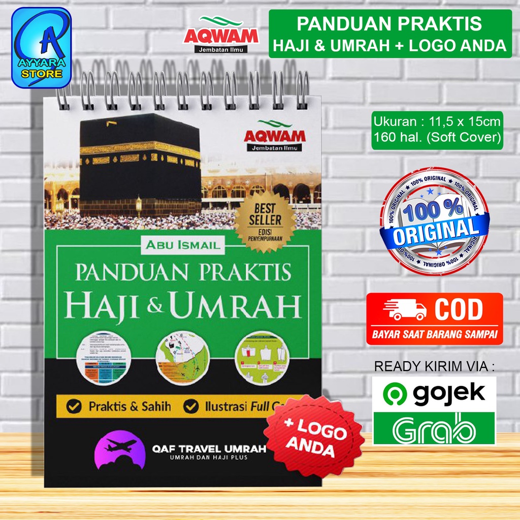 Jual Panduan Praktis Haji Dan Umroh - Custom Logo - Order Minimal 15 ...