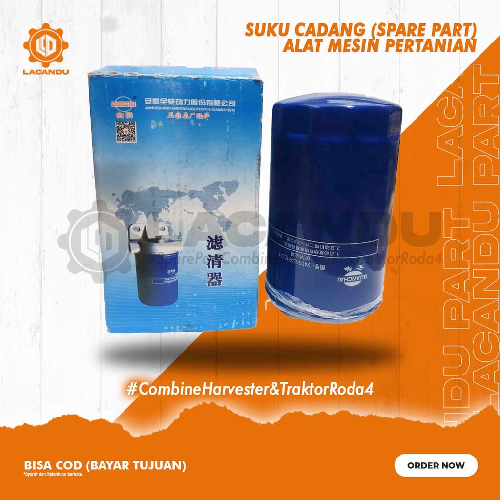 Jual FILTER OLI MESIN GREENSTAR / INARI / JAVATECH JX0813A / FUEL ...