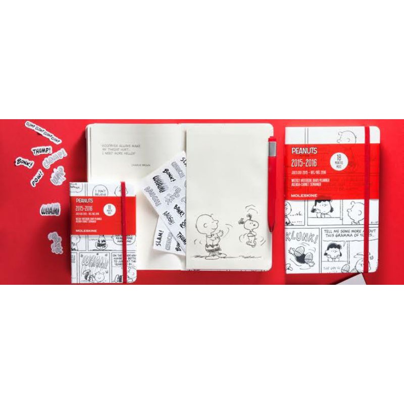 Jual Moleskine Peanuts Snoopy Planner 2015-2016 Limited Edition (defect ...