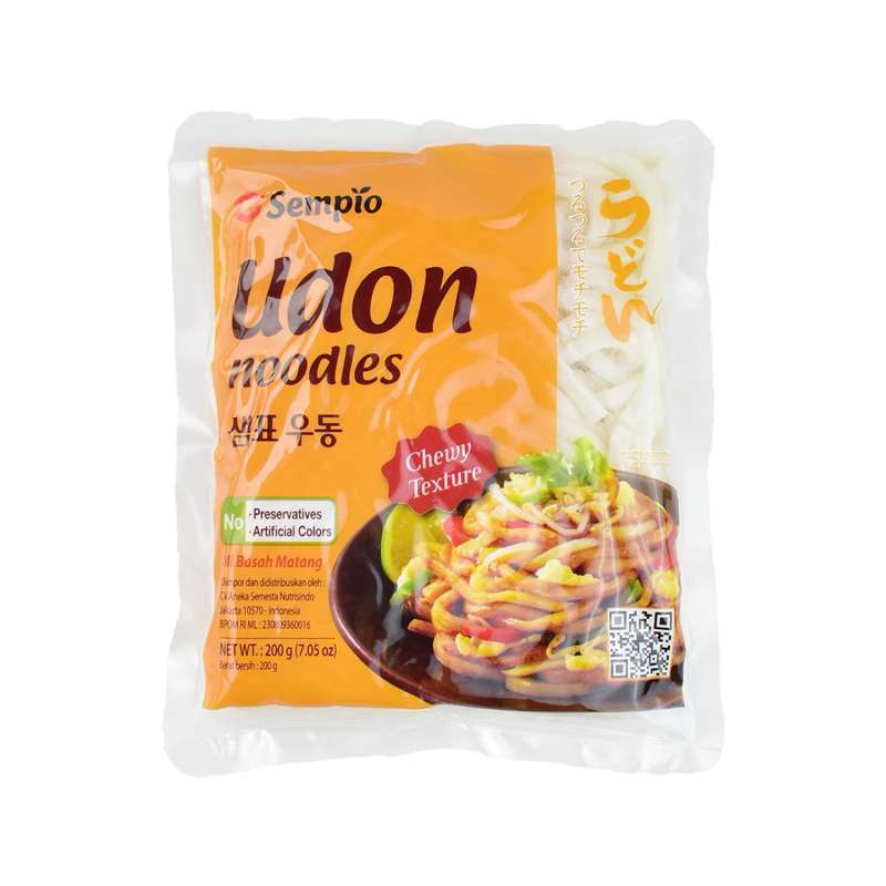 Jual Sempio Fresh Udon Noodle Mie Tebal Mie Udon Instant 200 Gr