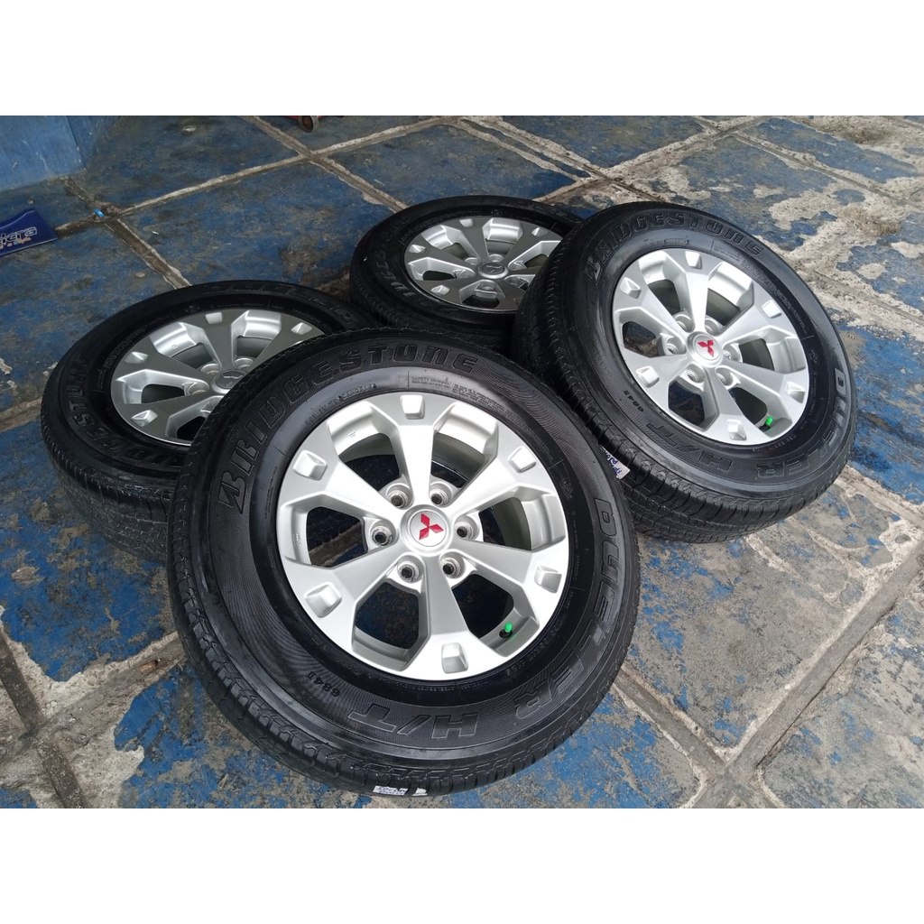 Jual Velg Seken Bekas Oem Original Pajero Dakar Ring X Pcd X Ban Bonus Geratis Ongkir