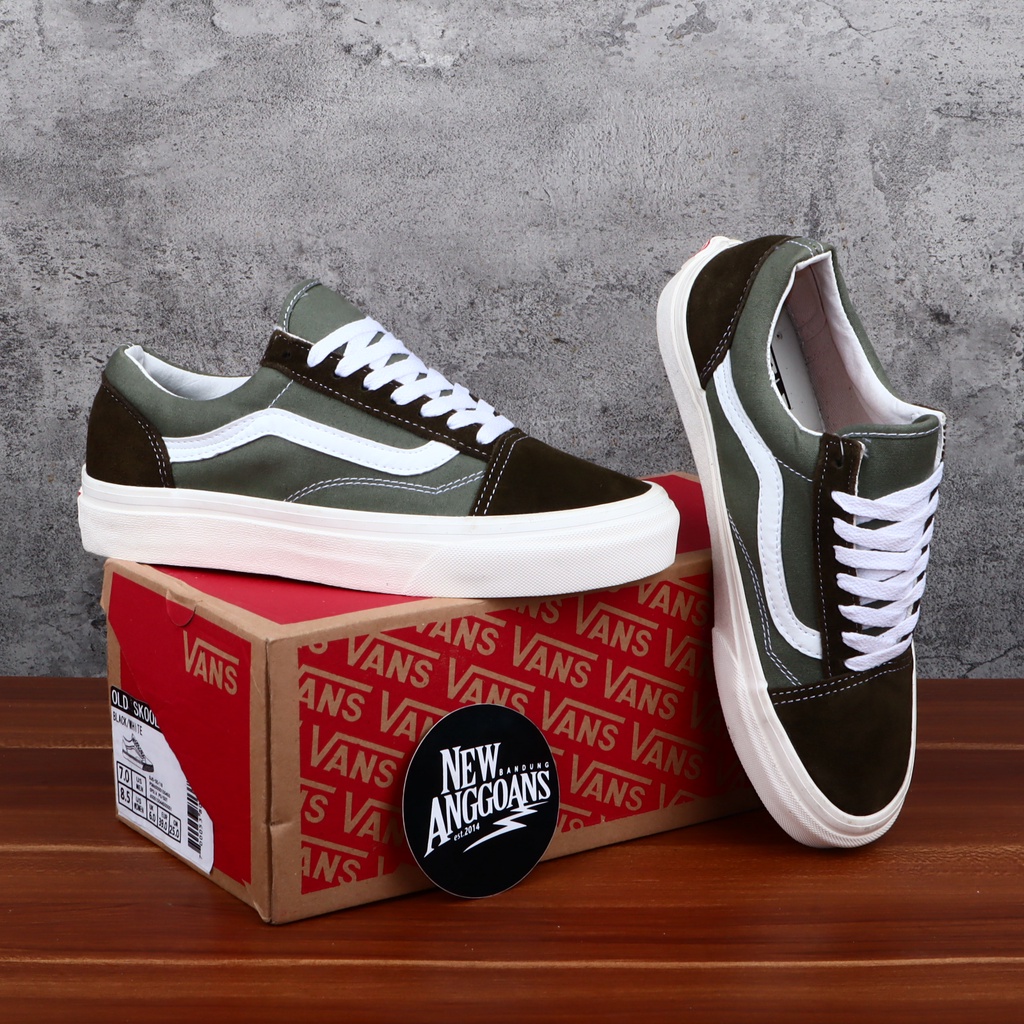 Vans old discount skool verde oliva