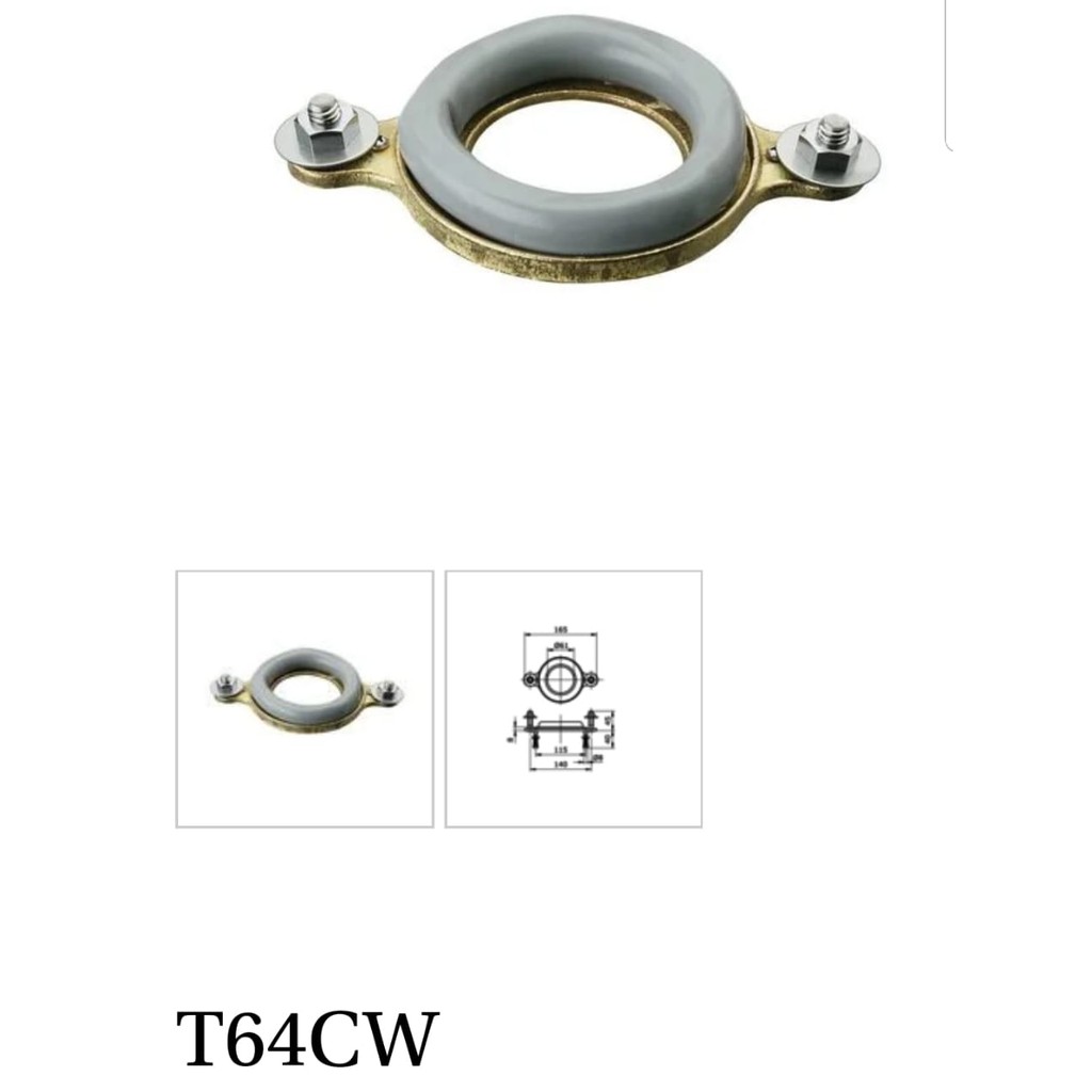 Jual WALL FLANGE W/SEAL GASKET / DODOL URINAL TYPE T64CW "TOTO
