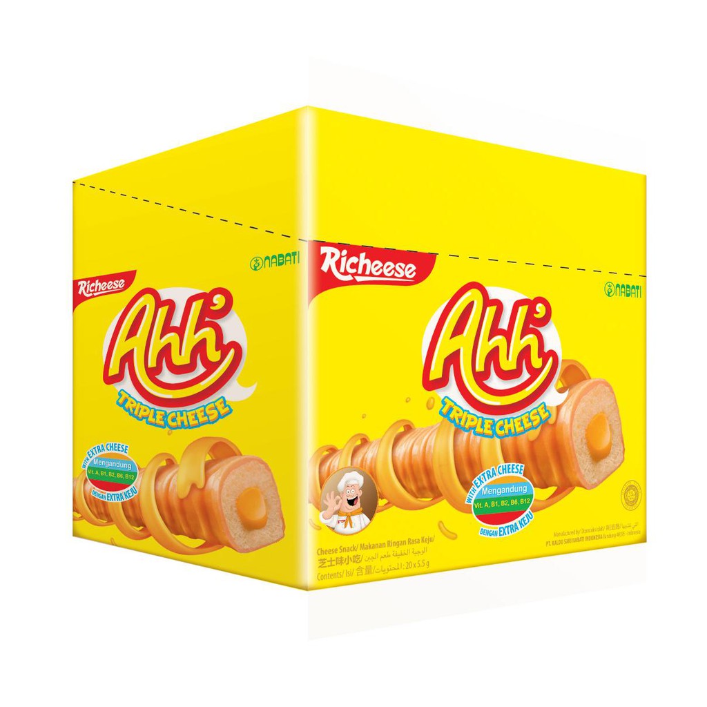 Jual Richeese Nabati Ahh Isi 20pcs X 5.5g | Shopee Indonesia