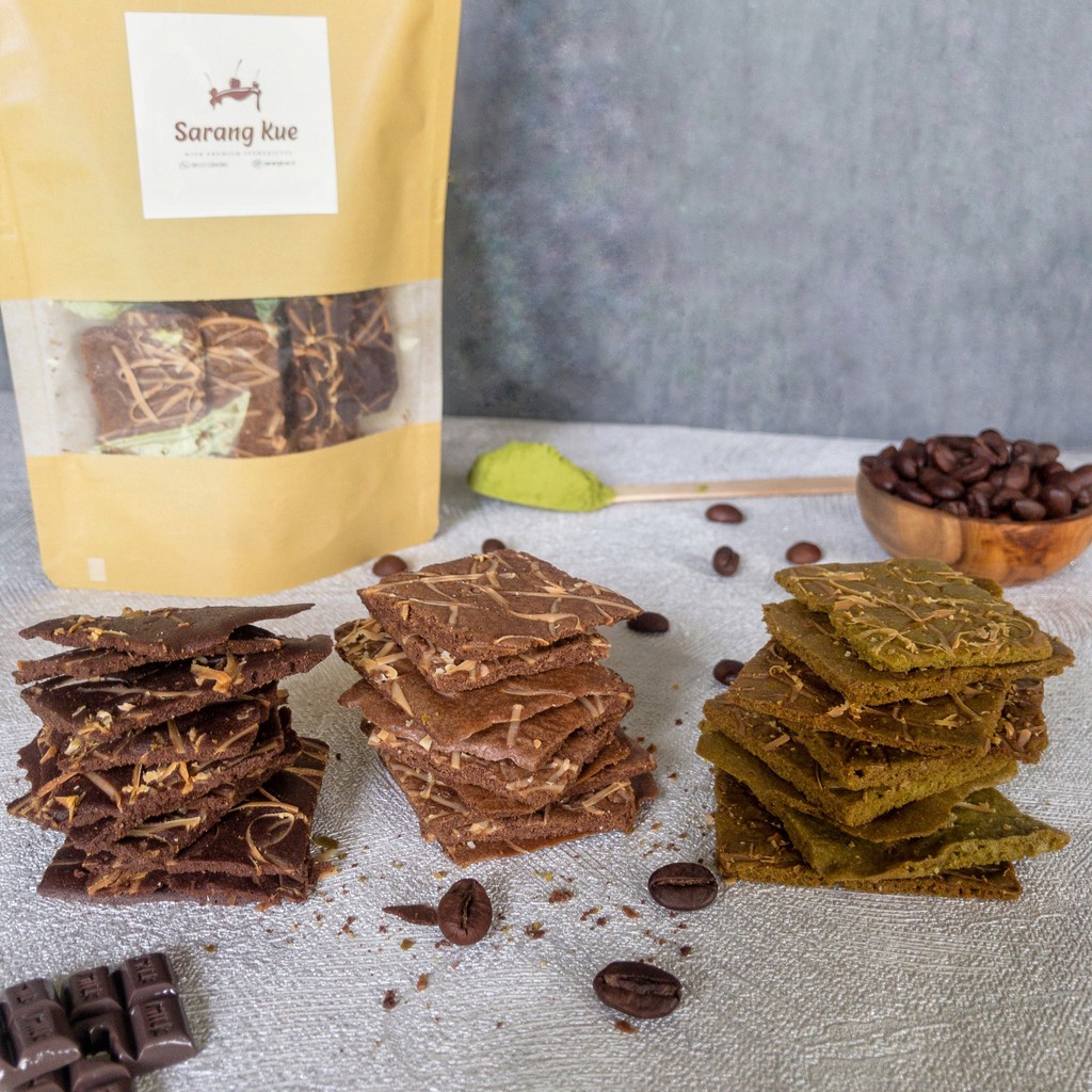 BROWNIES CRISPY - MATCHA CHEESE