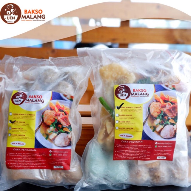 Jual Bakso Malang Ijen Frozen Siap Saji Shopee Indonesia