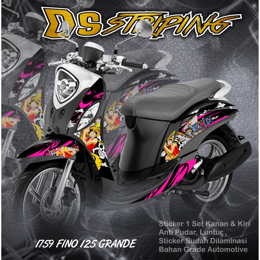 Jual 1759 Sticker Striping Motor YAMAHA FINO 125 GRANDE List Variasi ...