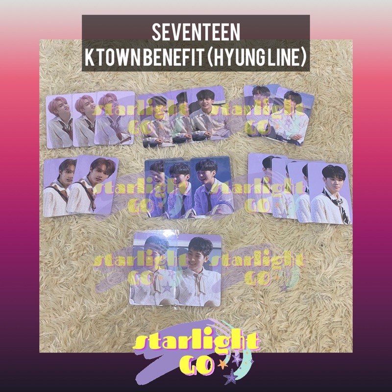 Jual SEVENTEEN Heng:garae KTOWN Hyung Line ( S.Coups / Jeonghan ...