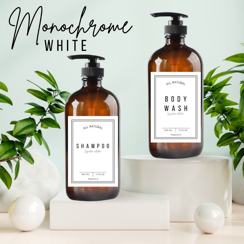 Jual Sticker Label Sabun Shampoo Aesthetic | Shopee Indonesia