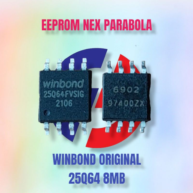 Jual EEPROM NEX MATRIX WINBOND 25Q64 8MB | Shopee Indonesia