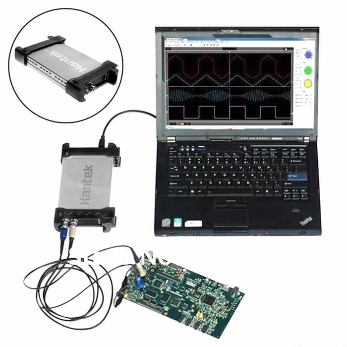 Jual Digital Oscilloscope Hantek 6022BE 2CH 20Mhz USB PC Osiloskop ...