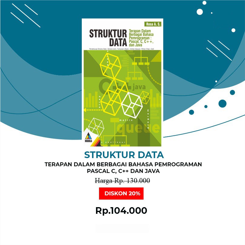 Jual BUKU STRUKTUR DATA terapan dalam berbagai bahasa pemrograman ...