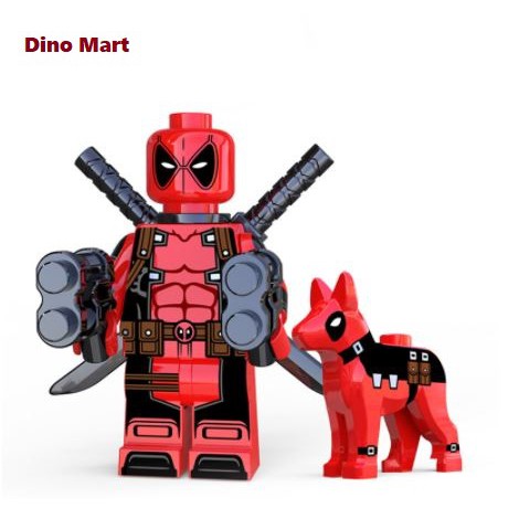 Jual Brick Mini Figure Deadpool with Dog XP226 | Shopee Indonesia