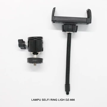 Lampu Ring Ligh Dz 666 Lampu Hias Lampu Selfi Tripod Ring Light Ring Light Tripod Kamra