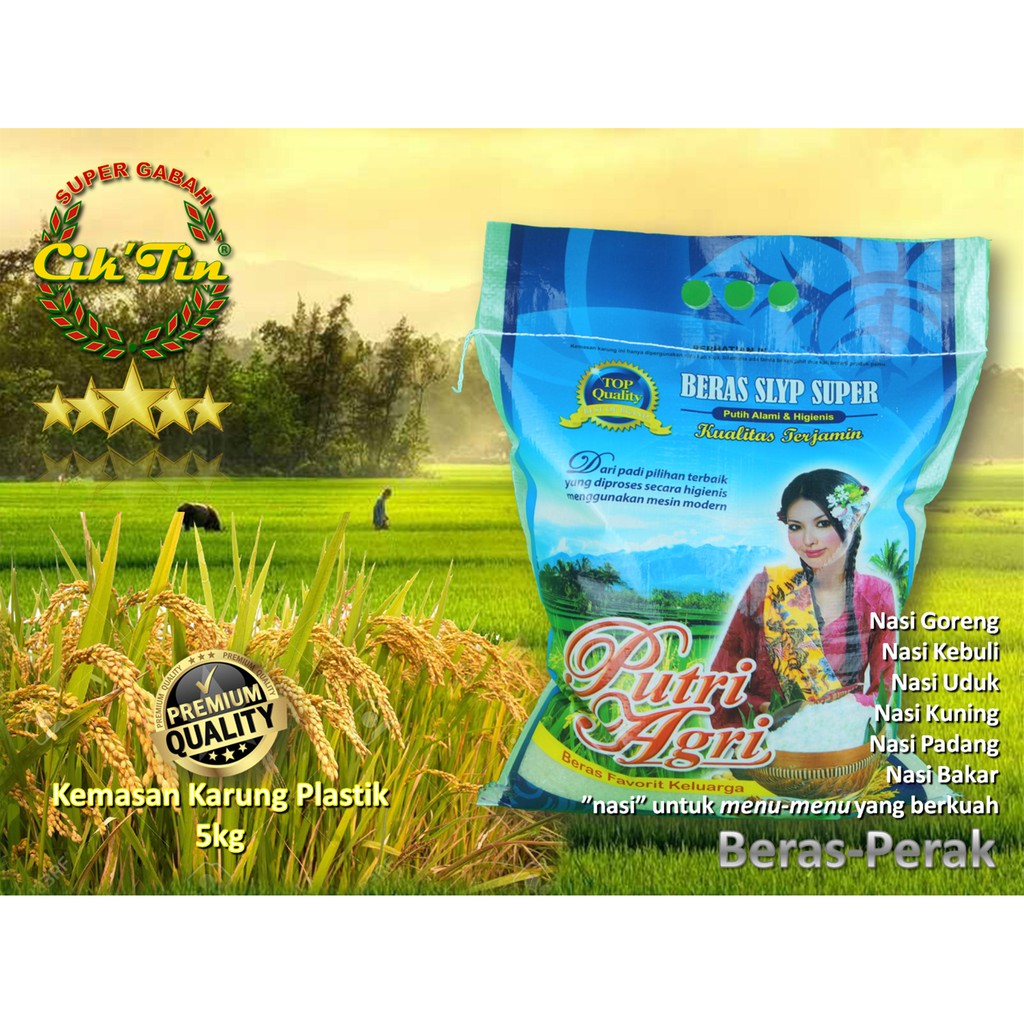 Jual Ciktin Beras Perak Putri Agri Isi 5kg Shopee Indonesia