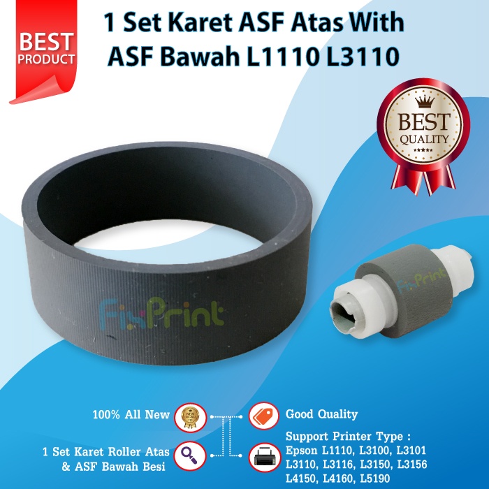 Jual Asf Roller Karet Atas Asf Bawah Printer Epson L1110 L1210 L3100 L3110 L3210 L3116 L3150 1917