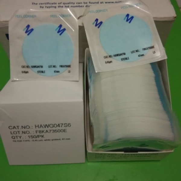 Jual Dijual Millipore Membrane Filter Mix Cellulose STERILE 045um Dia ...
