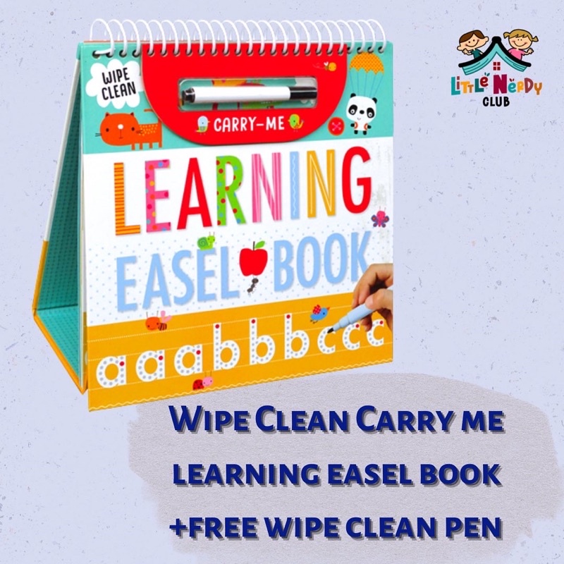 Jual MKI - Wipe Clean Carry Me Learning Easel Book (termasuk wipe-clean ...