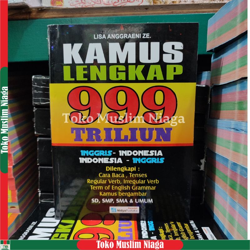 Jual Kamus Lengkap Bahasa Inggris - Indonesia | Kamus Lengkap 999 ...