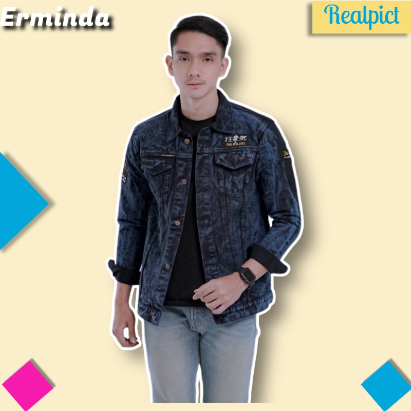 Jual Jaket Jeans Levis Denim Pria Distro Keren Original Terbaru 2021 Kualitas Premium Bandung Shopee Indonesia