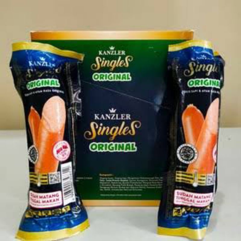 Jual Sosis Original Kanzler Sosis Singles Original Kanzler 1dus Isi 12