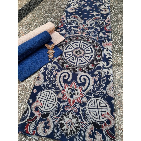 Jual kain batik motif roda batik motif China hmt | Shopee Indonesia