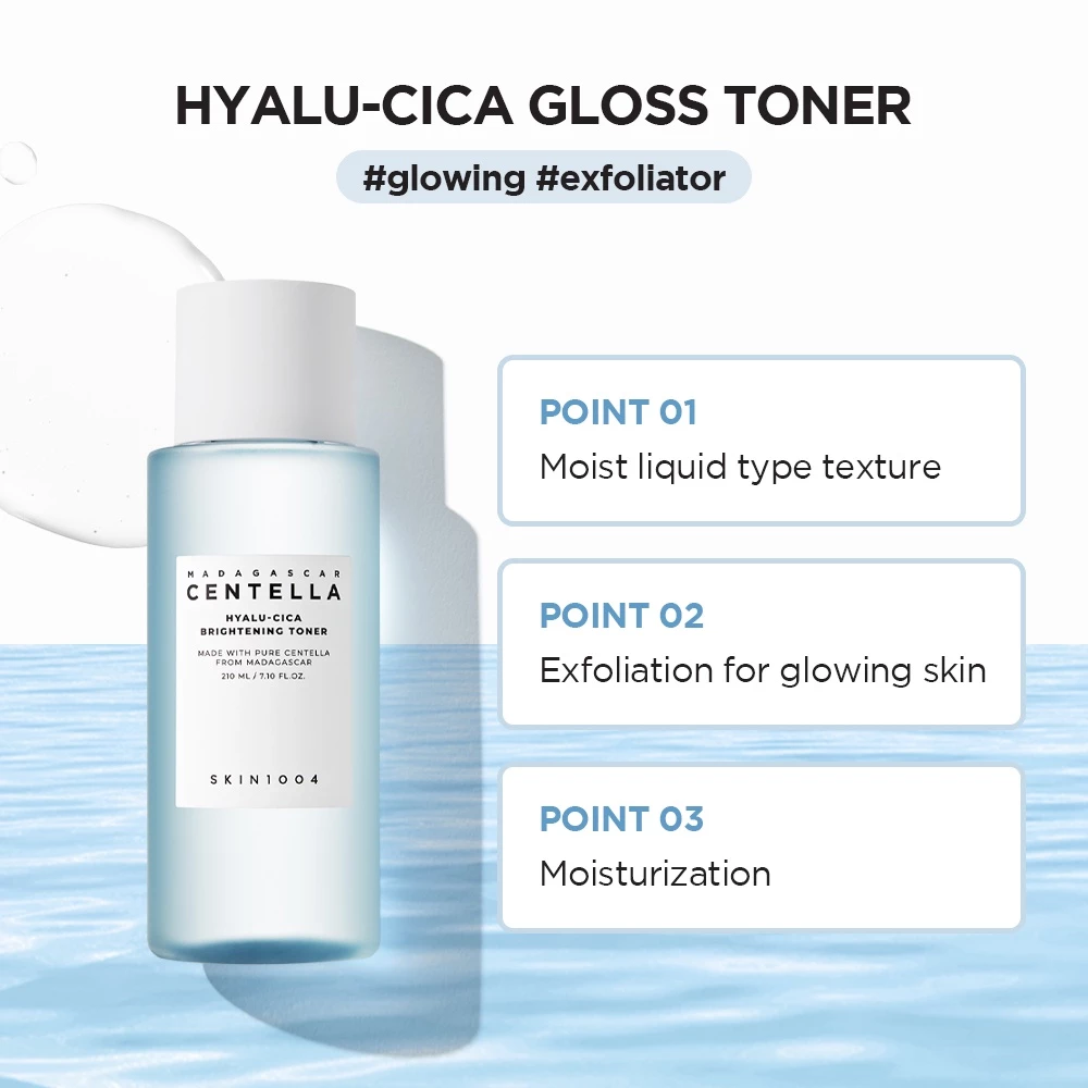 SKIN1004 Hydrate, Soothe & Brighten While You Sleep (Hyalu-Cica Blue Serum 50ml + Brightening Toner 210ml + Sleeping Pack 100ml) - foto 1