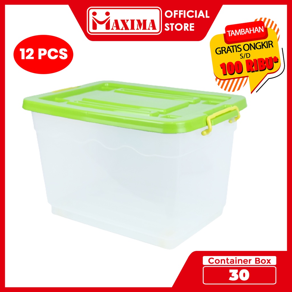 Jual (12PCS) - Container Box 30 / Kotak Penyimpanan / Container Kotak ...