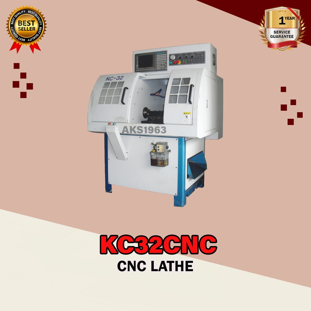 Jual Mesin Bubut Cnc Plat Besi 3hp Cnc Lathe Machine Kc32cnc Shopee Indonesia 3728