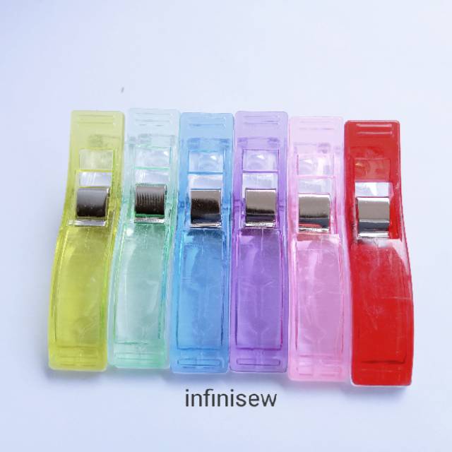 Jual paket isi 50 pcs penjepit klip kain jumbo wonder Fabric clip clips ...