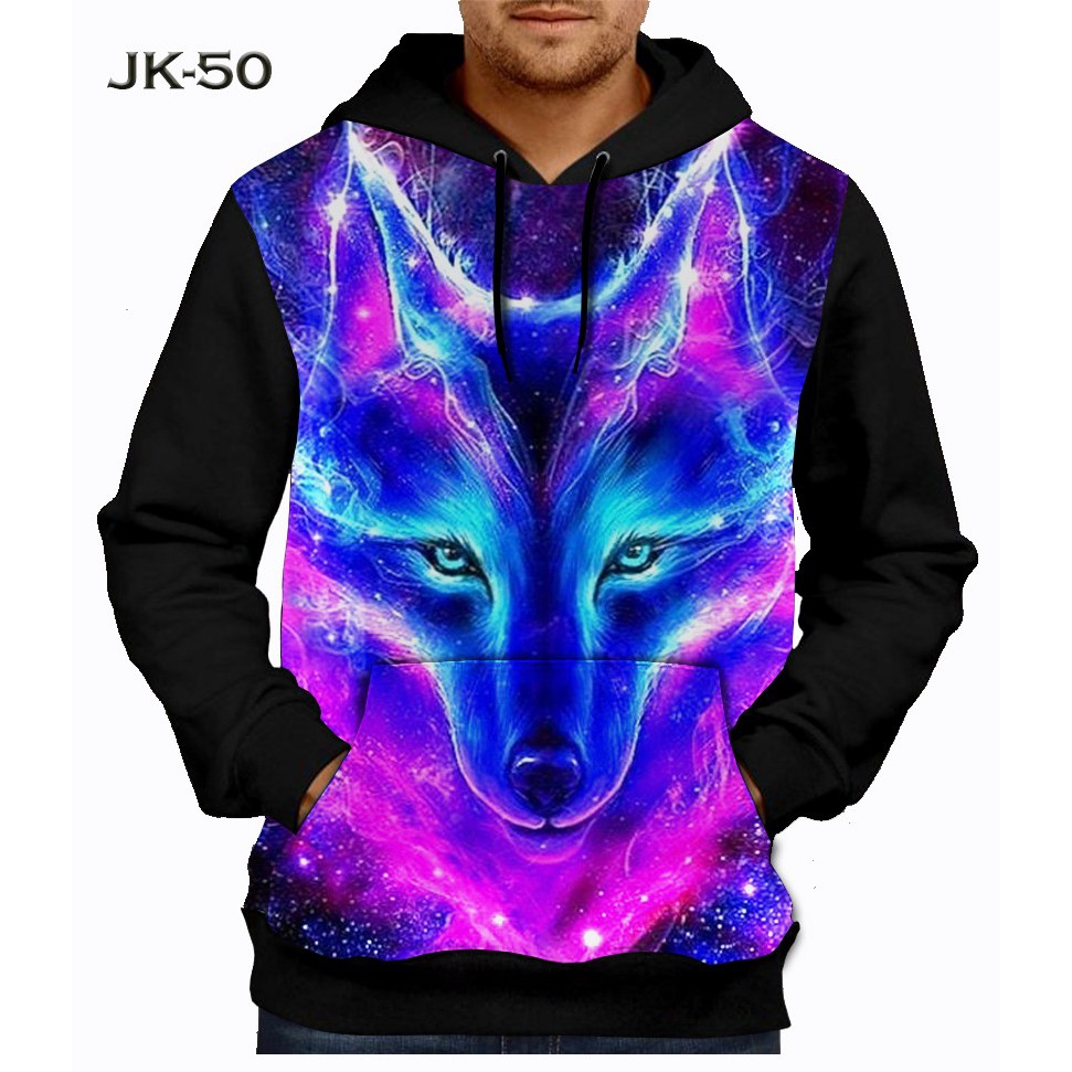 Jaket shop hoodie wolf