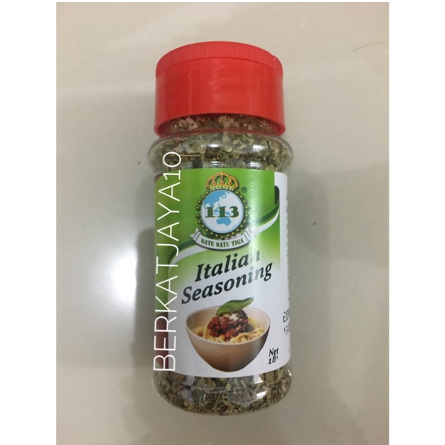 Jual Bumbu Masak 113 Italian Seasoning Satu Satu Tiga 18 gr Shopee