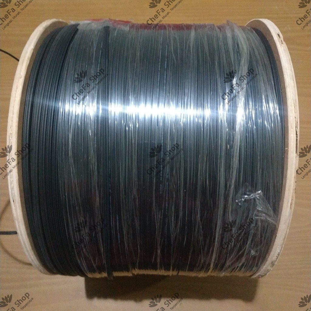 Jual Kabel Fiber Optic 2 Core 1000 Meter Roll Outdoor / 1000M Drop Wire