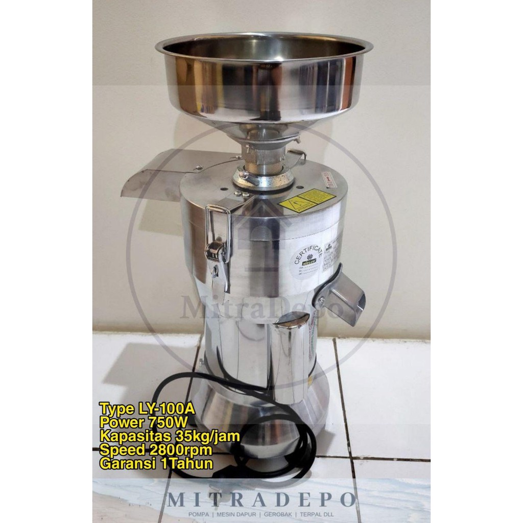 Jual Ly 100a Mesin Giling Kacang Kedelai Soyabean Grinder Awet And Kuat