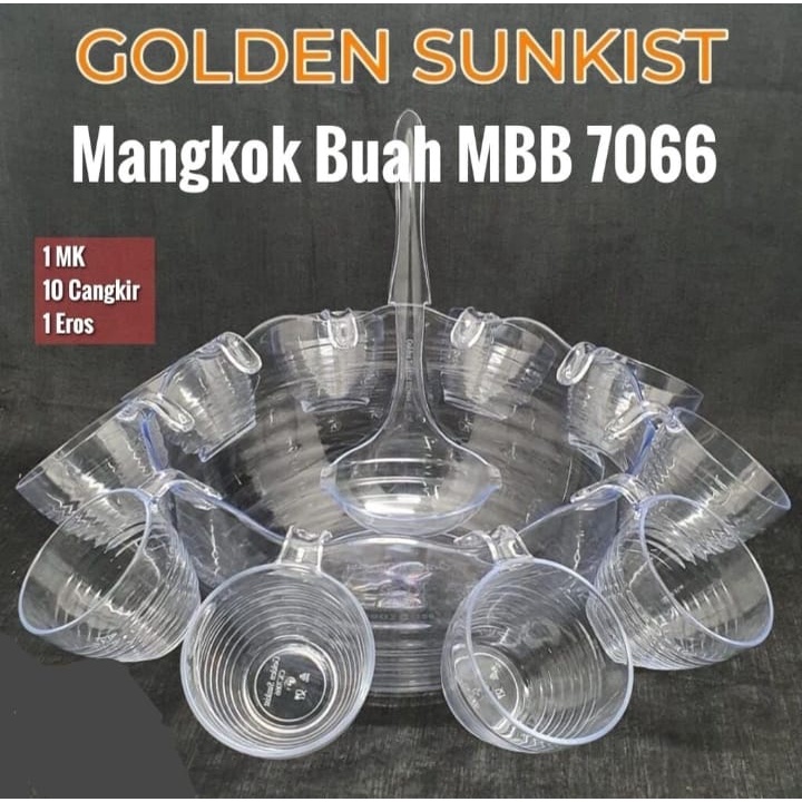 Jual Cod Mangkok Es Buah Set Mbb 7066 Mangkok Cocktail Mangkok Sop Buah Tempat Es 3706