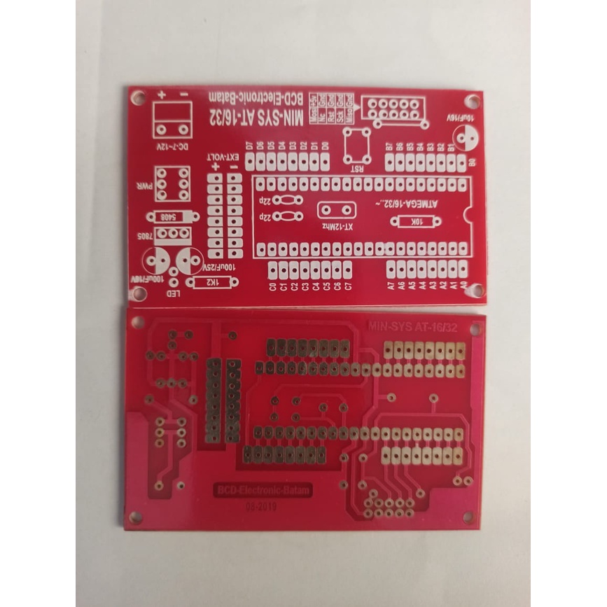 Jual PCB MINIMUM SYSTEM ATMEGA 16 SERIES / PCB MINSYS 52.5cm x 85.5cm