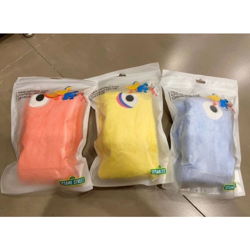 Jual MINISO X SESAME STREET HAIR DRYING CAP / HANDUK KEPALA Shopee