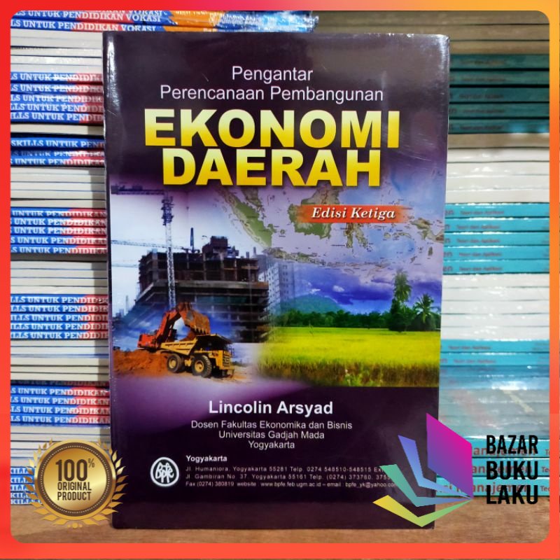 Jual BUKU ORIGINAL Pengantar Perencanaan Pembangunan Ekonomi Daerah ...