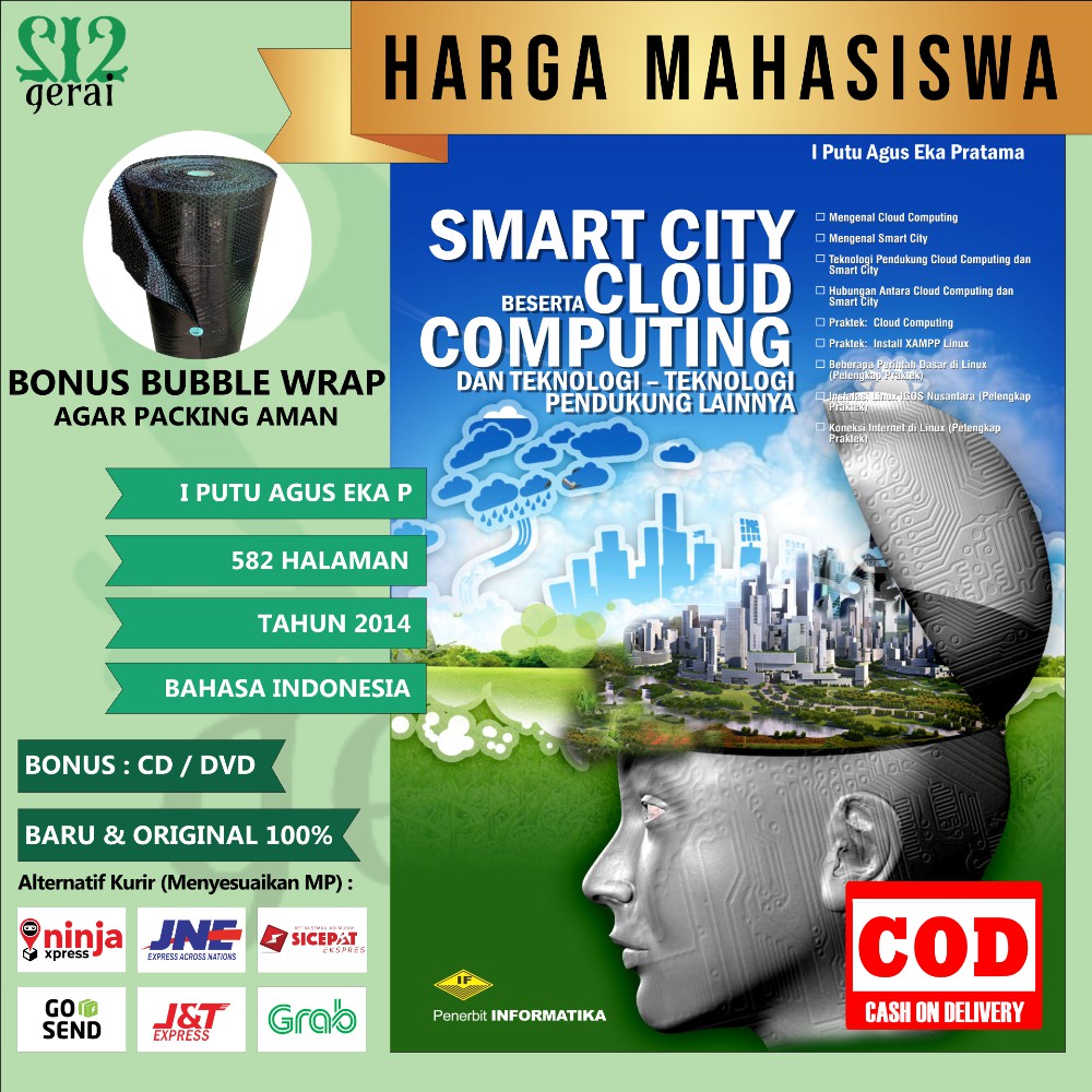 Jual BUKU SMART CITY BESERTA CLOUD COMPUTING I PUTU AGUS EKA PRATAMA ...