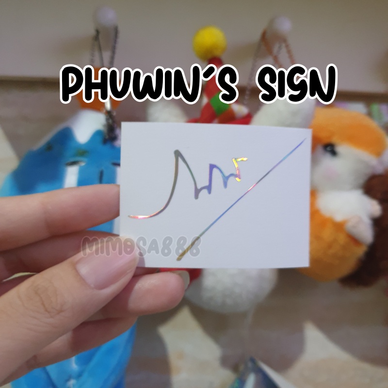 Jual [cutting sticker] Phuwin Tangsakyuen edition | Shopee Indonesia