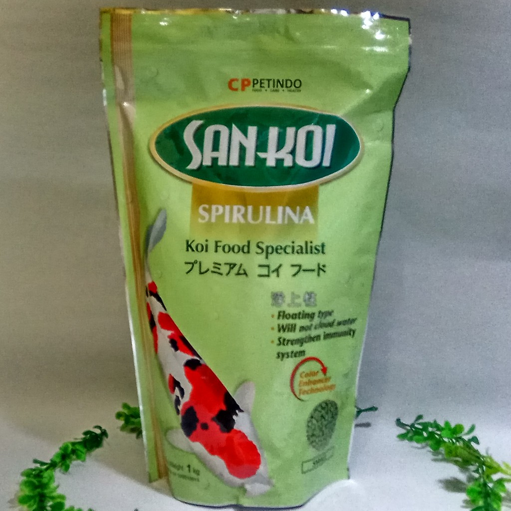 Jual SANKOI SAN KOI SPIRULINA PAKAN IKAN KOI / MAKANAN IKAN KOI 1Kg ...