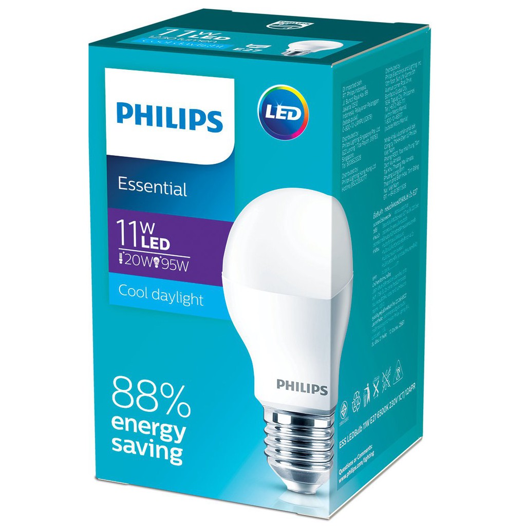 Jual Lampu Philips Essential LED 11 Watt | Shopee Indonesia