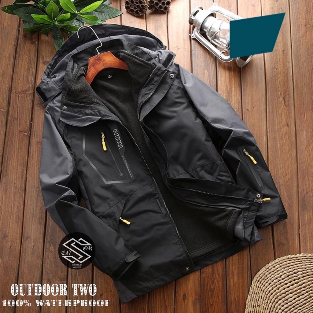 AKN JAKET OUTDOOR HOODIE PRIA MAT TASLAN IMPORT ANTI AIR JAKET OUTDOR  GUNUNG PRIA PREMIUM TEBAL WATERPROOF DAN WINDPROOF
