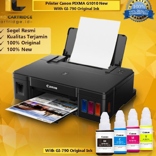 Jual Printer Inkjet Canon Pixma G1010 Inktank System New Original Resmi Penerus G1000 Ink Tank 8955